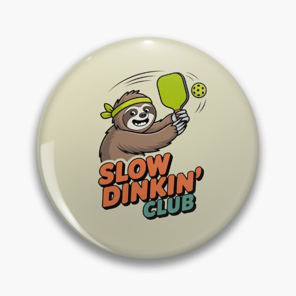 Item preview, Retro Sloth Pickleball Slow Dinkin' Club Design designed and sold by Mr-wow.
