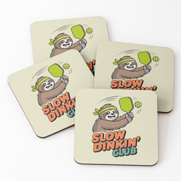 Item preview, Retro Sloth Pickleball Slow Dinkin' Club Design designed and sold by Mr-wow.
