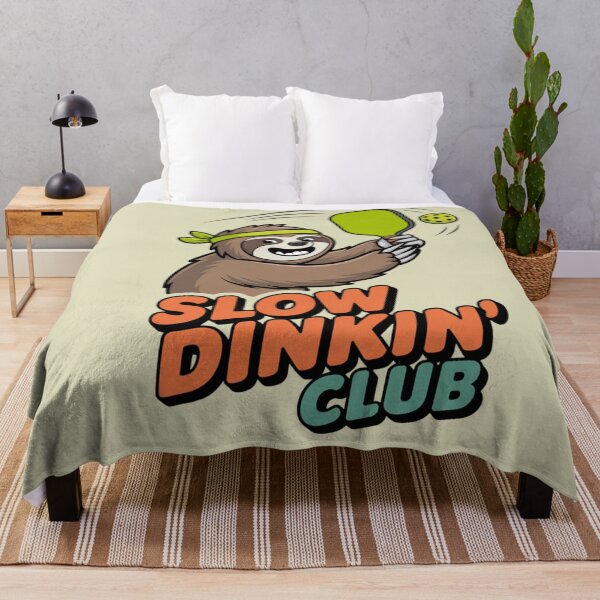 Item preview, Retro Sloth Pickleball Slow Dinkin' Club Design designed and sold by Mr-wow.