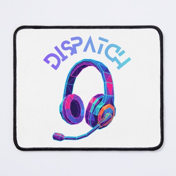 Item preview, Neon Geometric Dispatcher Headset - Gamer & 911 Operator Art designed and sold by PanaddaArtStudio.