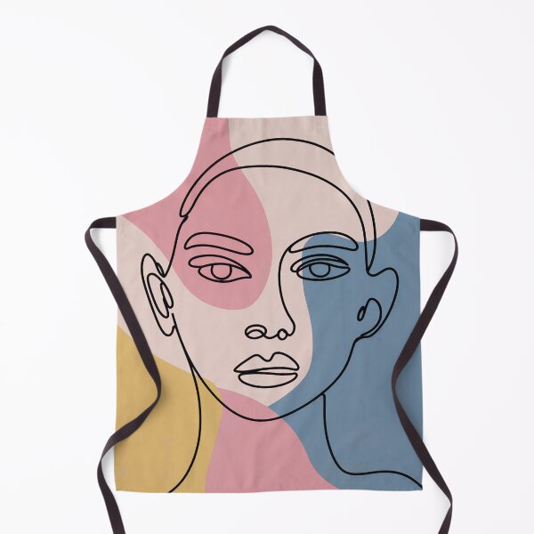 Item preview, Minimal Continuous Line Art Face Phone Case: Modern Serene Expression Drawing with Muted Pastel Pink/Blue Background designed and sold by ZyxDes.