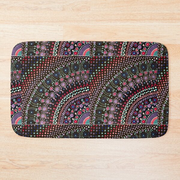 Item preview, Pinks purples and blues - dot art designed and sold by MishaArtsCA.