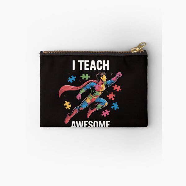 Item preview, Autism Awareness Teacher I Teach Awesome Superheroes designed and sold by ControlCenter.