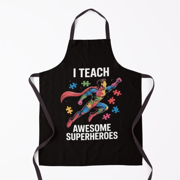 Item preview, Autism Awareness Teacher I Teach Awesome Superheroes designed and sold by ControlCenter.