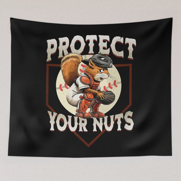Item preview, Squirrel Catcher - Protect Your Nuts, Funny Baseball Men Women designed and sold by BelindaPen.