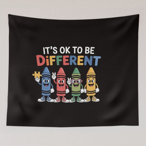 Item preview, Autism Awareness It's Ok To Be Different Autistic Be Unique designed and sold by ControlCenter.