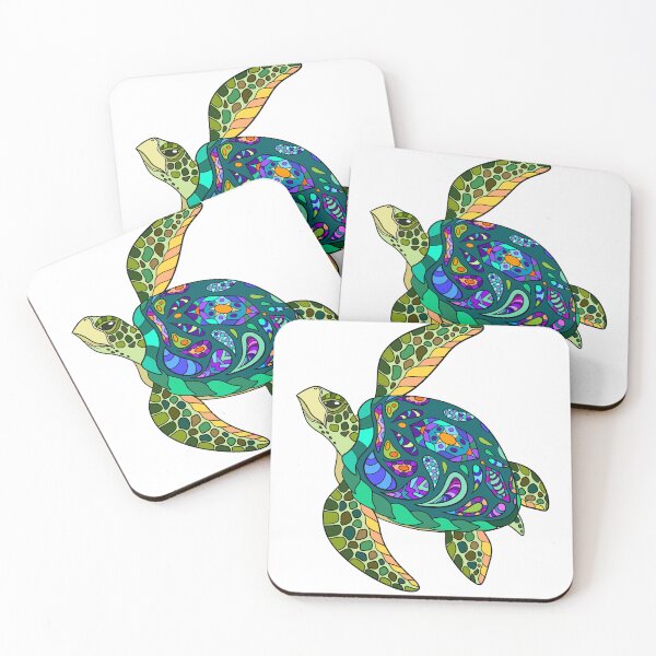 Item preview, Sea Turtle paisley designed and sold by Ink-City.
