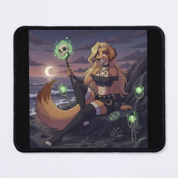 Item preview, Hellhound necromancer on the beach designed and sold by Prestons Corner.