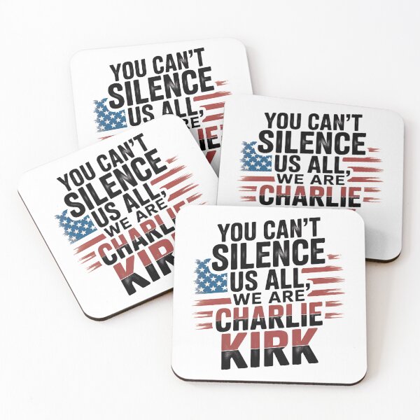 Item preview, Charlie Kirk Quote, You Cant Silence Us All We Are Charlie Kirk designed and sold by graphic-genie.