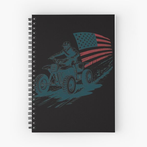 Item preview, ATV Quad Four Wheeler Bike Rider American Flag Distressed designed and sold by OlafLica.
