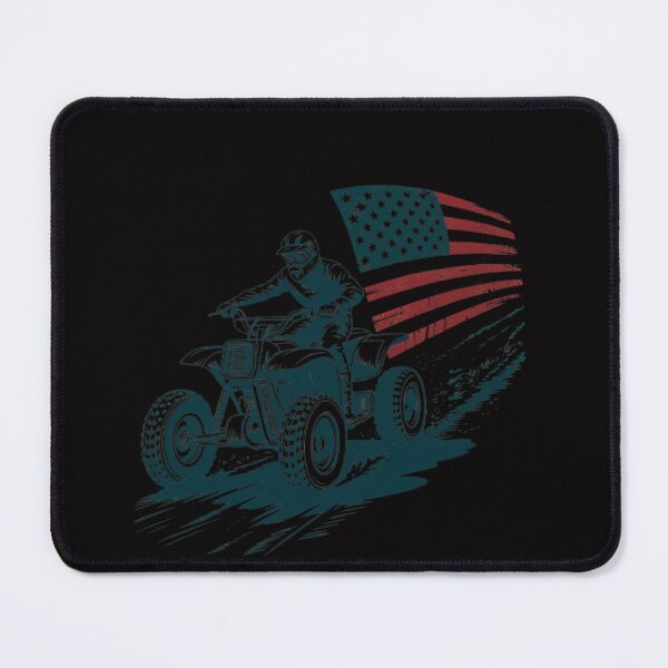 Item preview, ATV Quad Four Wheeler Bike Rider American Flag Distressed designed and sold by OlafLica.