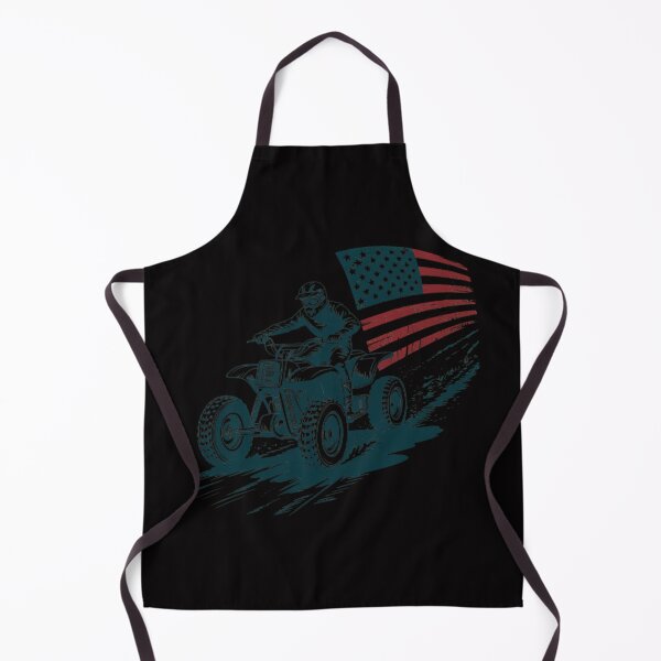 Item preview, ATV Quad Four Wheeler Bike Rider American Flag Distressed designed and sold by OlafLica.