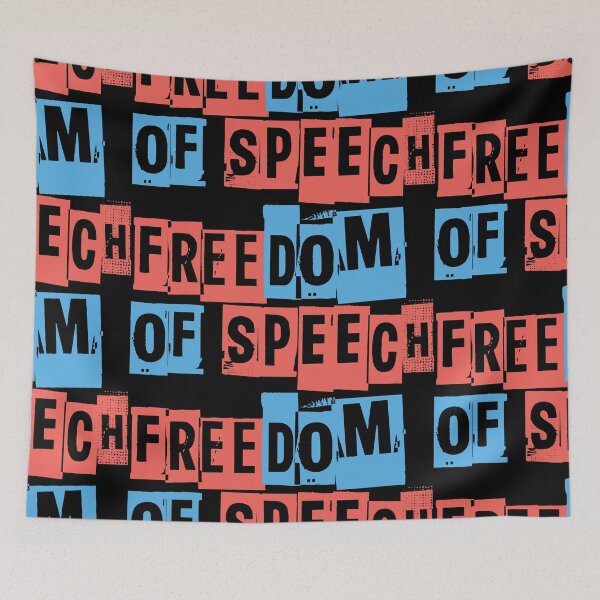 Item preview, Freedom of speech designed and sold by projectmayflower.