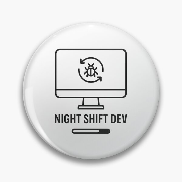 Item preview, Night Shift Dev — Minimal Security Debug Loop designed and sold by techy-rrr.