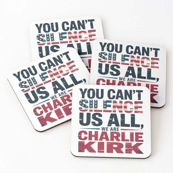Item preview, Charlie Kirk Quote, You Cant Silence Us All We Are Charlie Kirk designed and sold by graphic-genie.