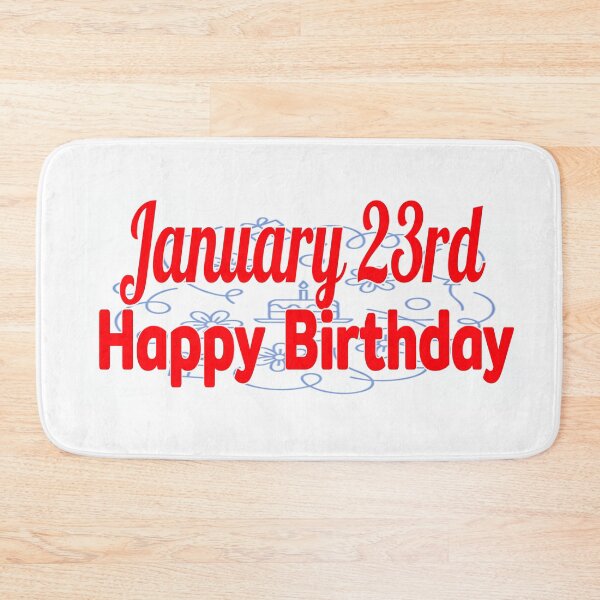 Item preview, January 23rd, Gift birthday  designed and sold by Sujinthaiart.