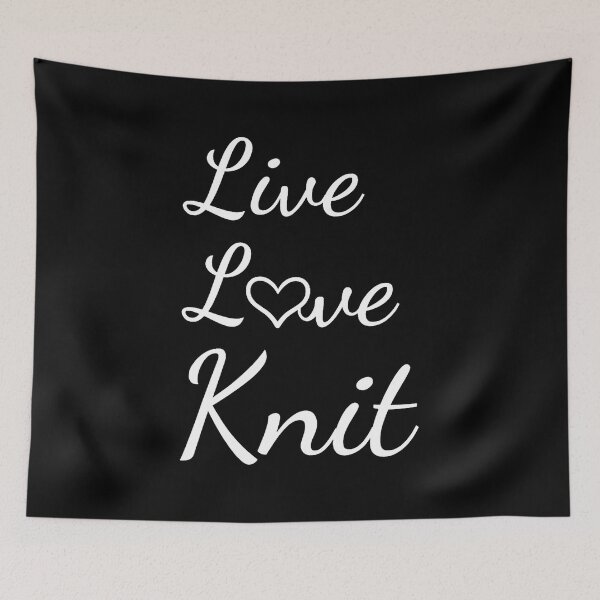 Item preview, Knitter Live Love Knitting designed and sold by LavetaCatherine.