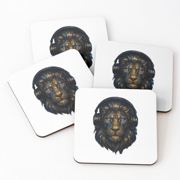 Item preview, Lion with headset designed and sold by PantherKivv.