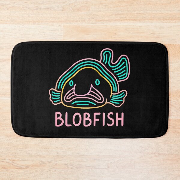 Item preview, Neon Blobfish – Funny Deep Sea Cartoon Design designed and sold by JonelCrafts.