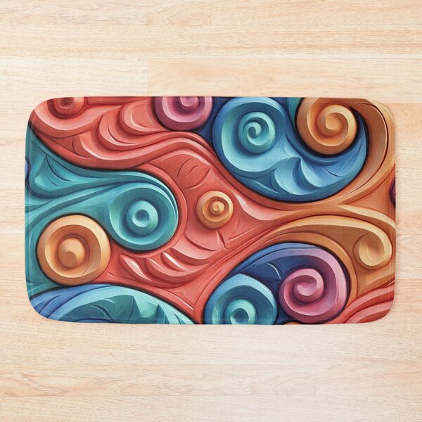 Item preview, New Zealand Māori Paua Pattern Koru Design 623 designed and sold by GrinGalore.