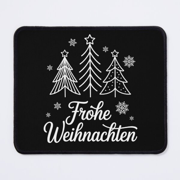 Item preview, Frohe Weihnachten Minimalist Christmas Trees designed and sold by FreshVibe Prints.