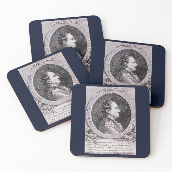 Item preview, Denis Diderot quote: No man has received from nature the right to give orders to others. Freedom is a gift from heaven, designed and sold by artbleed.