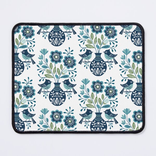 Item preview, Polish Flowers Bird | wycinanki | Folklore | Folk Art Blue designed and sold by xiao xuans.