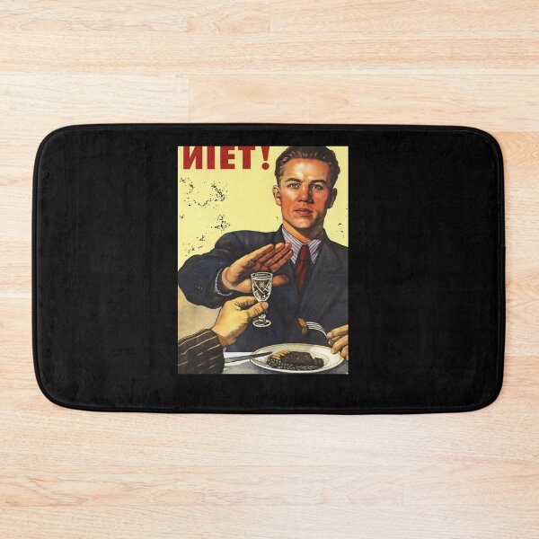 Item preview, Anti-Alcohol-Vintage-Soviet-Propaganda-Poster designed and sold by JonathanPaling.