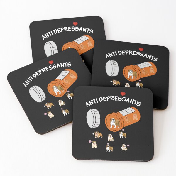 Item preview, Antidepressant-Bulldog-- designed and sold by JonathanPaling.