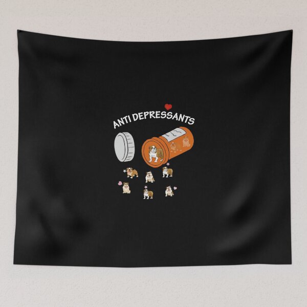Item preview, Antidepressant-Bulldog-- designed and sold by JonathanPaling.