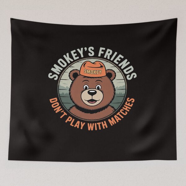 Item preview, Smokey's Friends Don't Play With Matches Smokey Bear designed and sold by LapFemile.