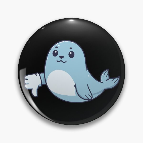 Item preview, Seal of Disapproval – Kawaii Thumbs-Down Seal designed and sold by dudelinart.
