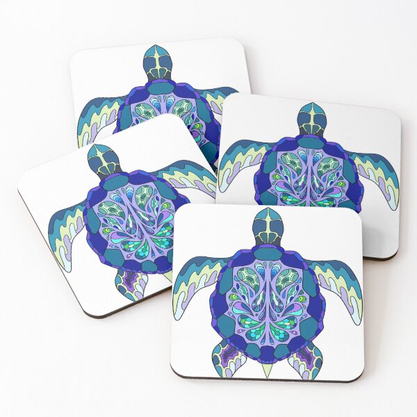 Item preview, Ocean blue turtle designed and sold by Ink-City.
