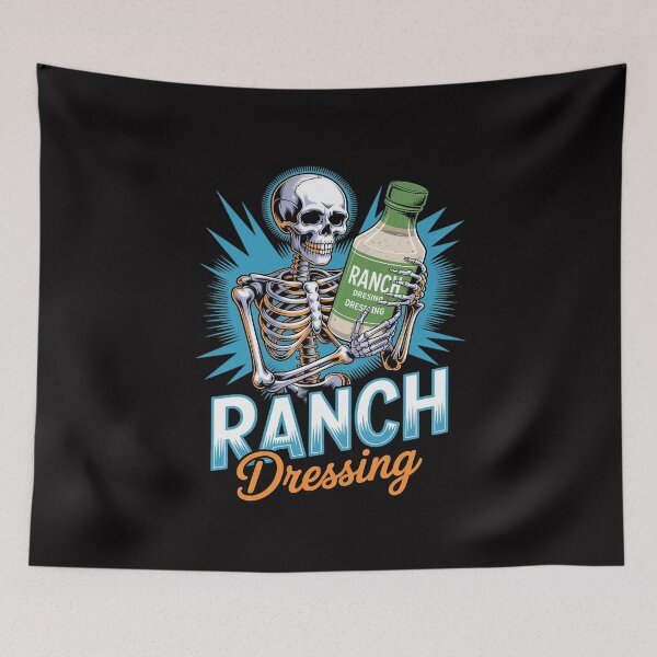 Item preview, Ranch Dressing Bootleg Rap CDs Aesthetic Skeleton Meme designed and sold by MuteElevent.
