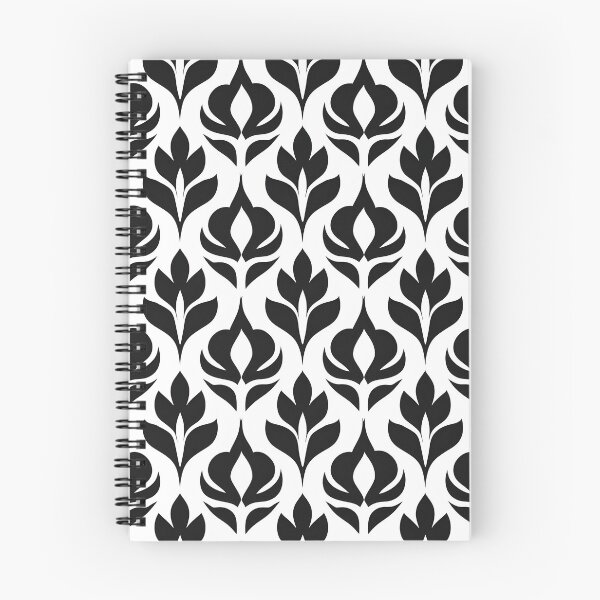 Item preview, Black and white abstract flowers pattern designed and sold by xiao xuans.