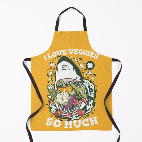 Item preview, I Love Veggies - Shark Edition designed and sold by MOFAPPAREL.