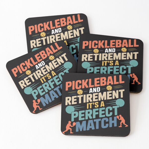 Item preview, Pickleball and Retirement, It´s a Perfect Match designed and sold by MuteElevent.