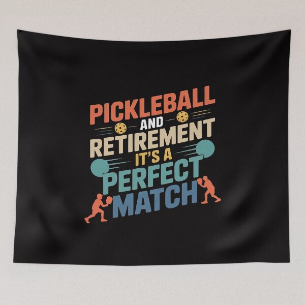 Item preview, Pickleball and Retirement, It´s a Perfect Match designed and sold by MuteElevent.