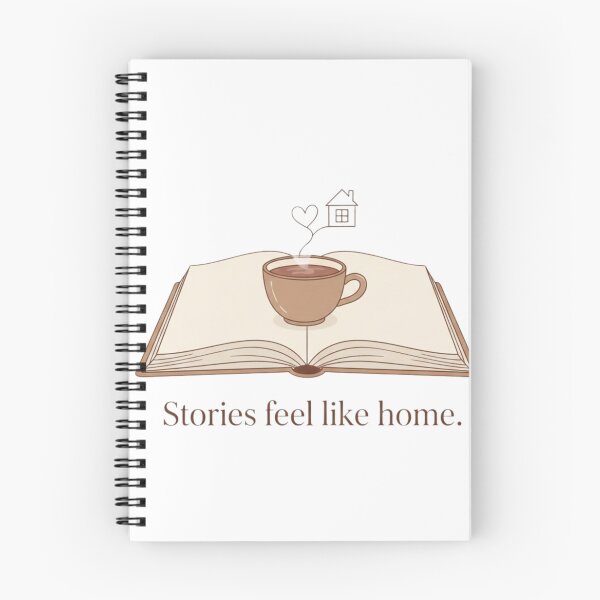Item preview, Stories Feel Like Home – Book Lover Design designed and sold by TheCreativeAura.
