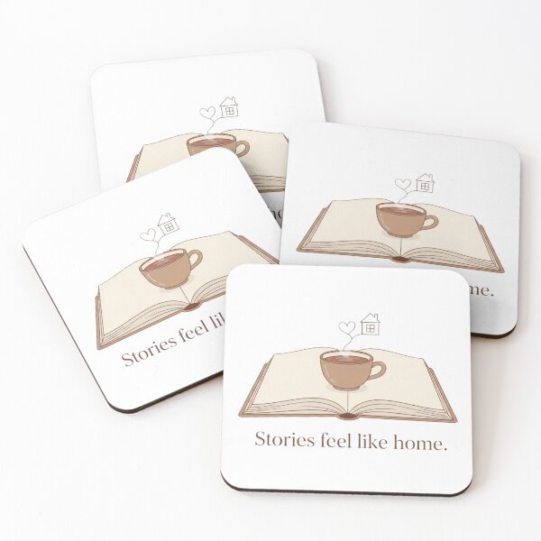 Item preview, Stories Feel Like Home – Book Lover Design designed and sold by TheCreativeAura.