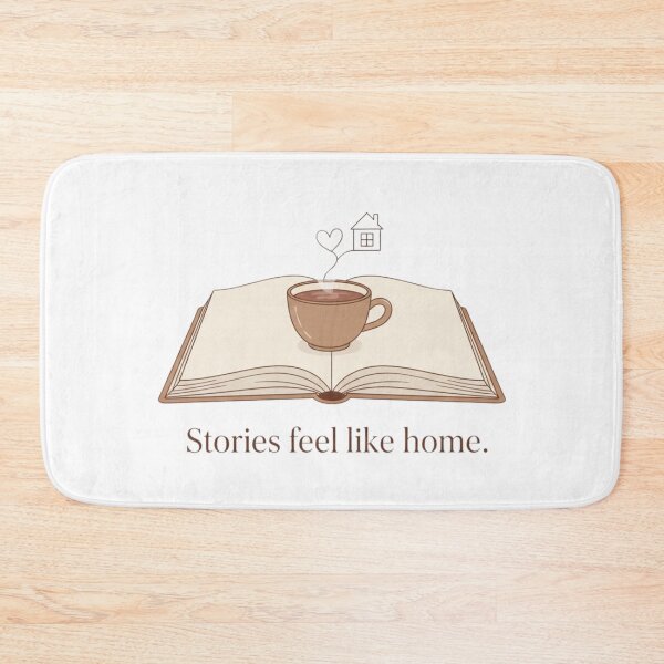 Item preview, Stories Feel Like Home – Book Lover Design designed and sold by TheCreativeAura.