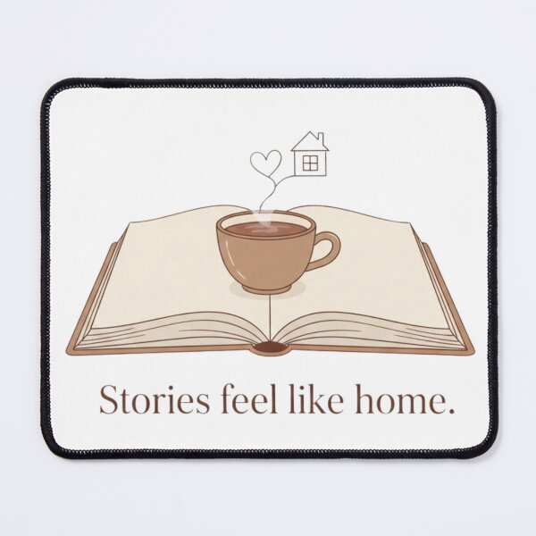 Item preview, Stories Feel Like Home – Book Lover Design designed and sold by TheCreativeAura.