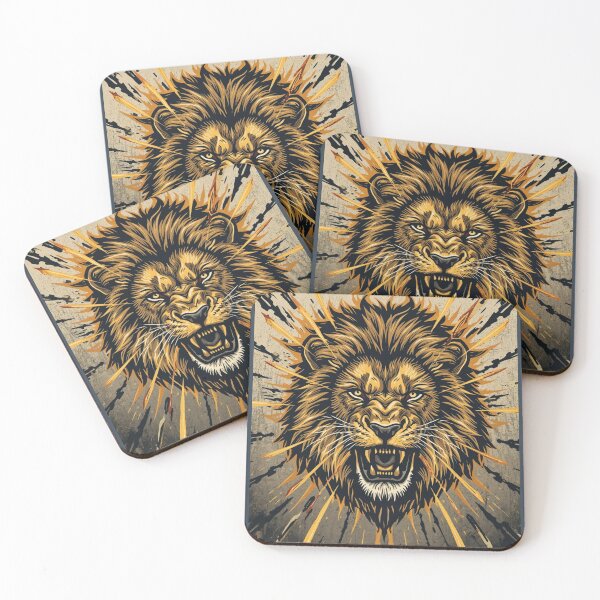 Item preview, Fierce Golden Lion – Primal Power Identity designed and sold by SavannaStrikes.