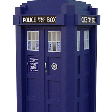 Artwork thumbnail, Tardis - Police Box Time Machine by RoccaWho