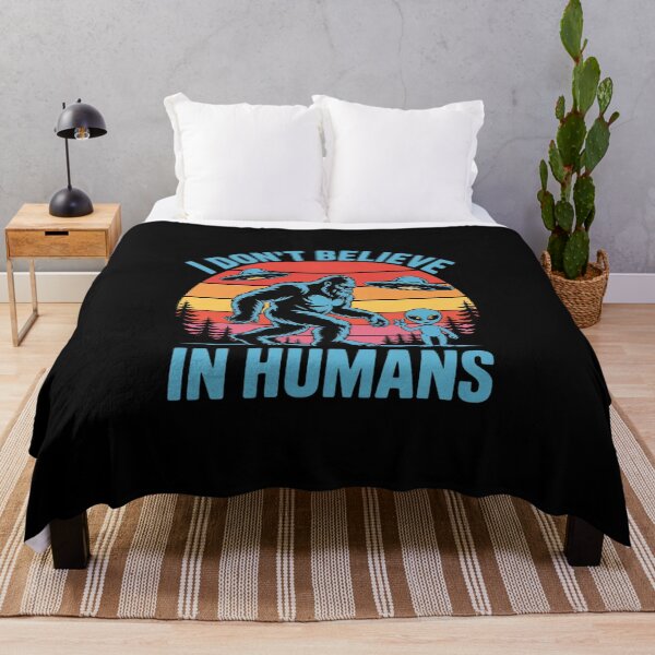Item preview, Bigfoot Alien Men I Dont Believe Human UFO Dad designed and sold by MicanCuteStore.