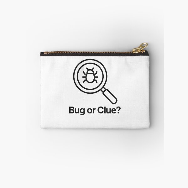 Item preview, Bug or Clue? — Dev Mystery Minimal Line Art designed and sold by techy-rrr.