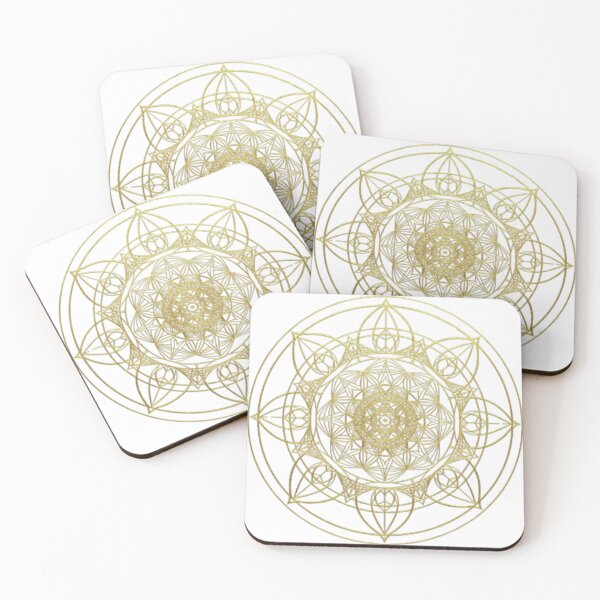 Item preview, Descriptive: Golden Celestial Mandala ​Artistic: The Gilded Cosmos ​Technical: Intricate Sacred Geometry in Metallic Gold ​Abstract: Convergence of Light designed and sold by Saeed  Ahmad.