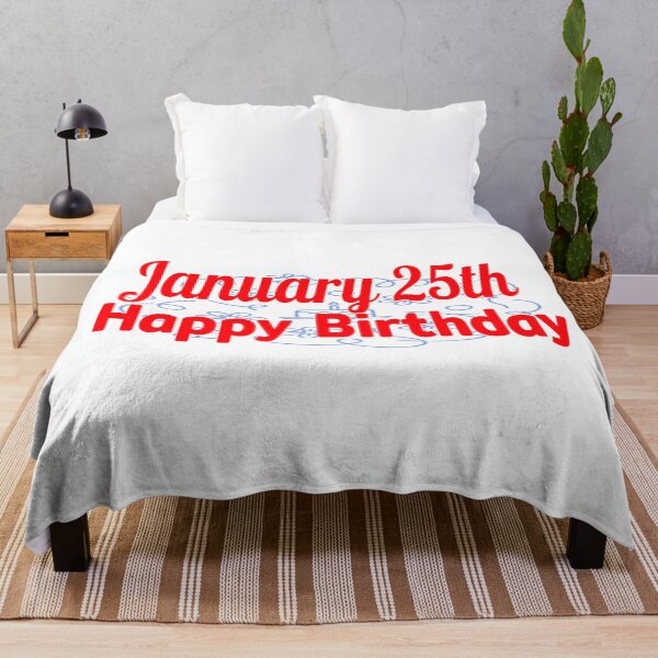 Item preview, January 25th, Gift birthday  designed and sold by Sujinthaiart.