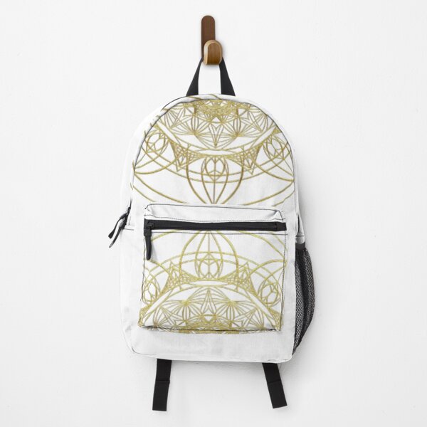 Item preview, Descriptive: Golden Celestial Mandala Artistic: The Gilded Cosmos Technical: Intricate Sacred Geometry in Metallic Gold Abstract: Convergence of Light designed and sold by Saeed Ahmad.