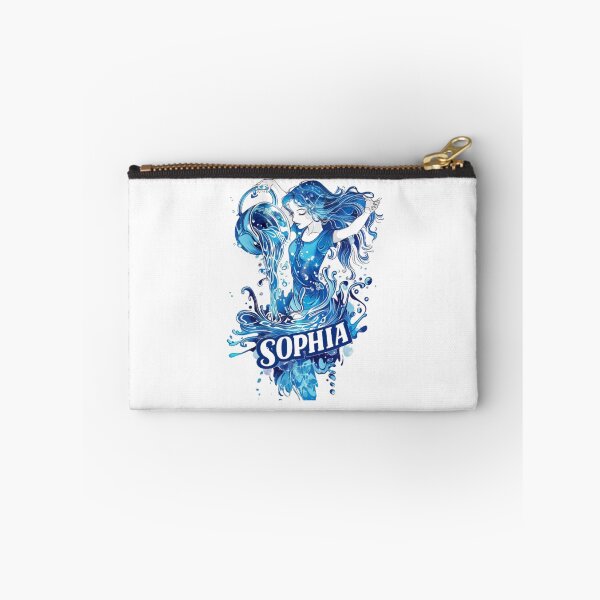 Item preview, Sophia – Aquarius Zodiac Sign designed and sold by AlexLineArt.